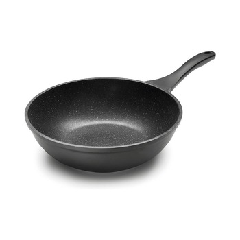 Tigaie wok din aluminiu alimentar, Eco Piedra, 28 cm Tigaie wok din aluminiu alimentar, Eco Piedra, 28 cm