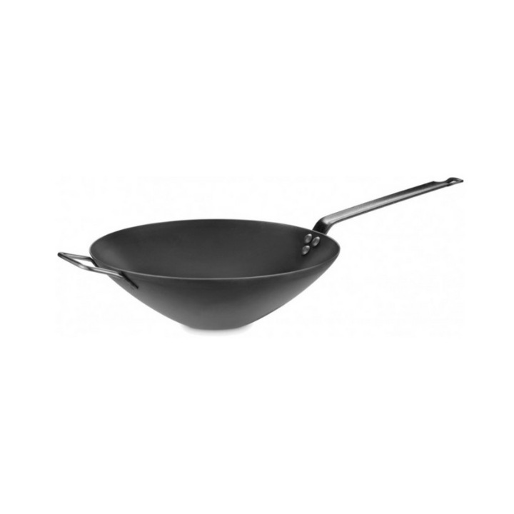 Tigaie wok din otel, Steel Clasic, 30 cm