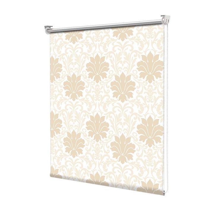 Roleta Art Shade tip Jaluzea cu Rulou si sistem inclus, Art Star, Imprimeu regal auriu, Pattern, Decoratiuni, Latime 100 cm x Inaltime 190 cm