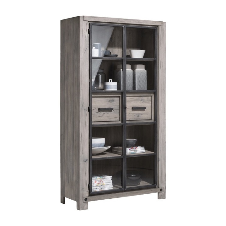 Vitrina Maitre, CESIMEX, 1100x450x2000, Gri