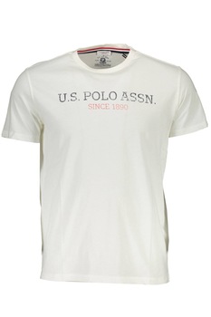 Tricou Barbati, U.S. Polo, 8100550, Logo, Alb, L INTL Tricou Barbati, U.S. Polo, 8100550, Logo, Alb, L INTL