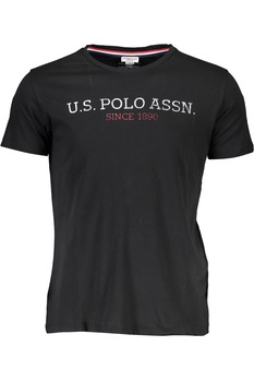 Tricou Barbati, U.S. Polo, 8100543, Logo, Negru, 2XL INTL Tricou Barbati, U.S. Polo, 8100543, Logo, Negru, 2XL INTL