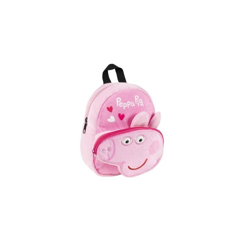 Rucsac copii de plus Peppa Pig, 31x25x10 cm