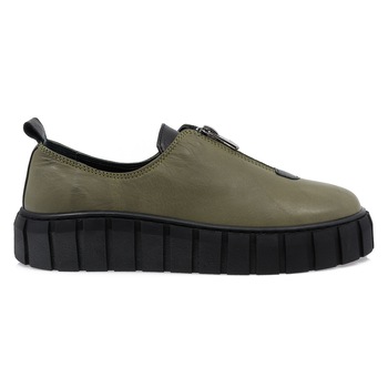 Pantofi dama, Caspian, CAS-D30-35, casual, piele naturala, Kaki Pantofi dama, Caspian, CAS-D30-35, casual, piele naturala, Kaki