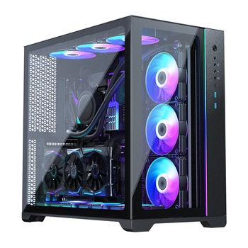 Carcasa NEO QUBE, METALLICGEAR, fara sursa, Middle Tower, ATX, Negru Carcasa NEO QUBE, METALLICGEAR, fara sursa, Middle Tower, ATX, Negru