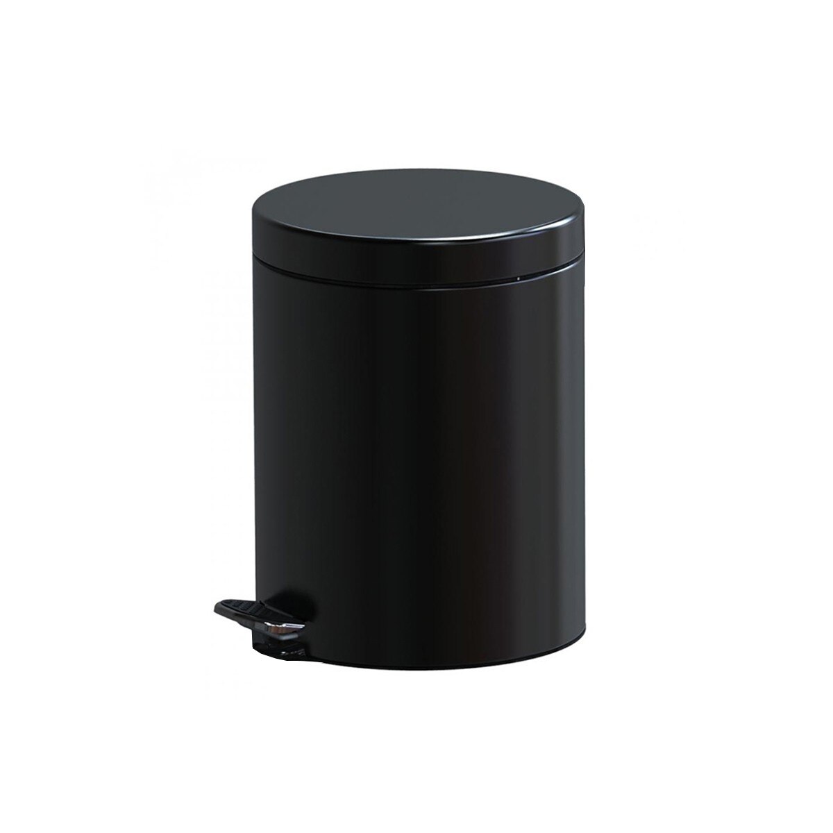 Cos gunoi inox cu pedala 12 litri negru