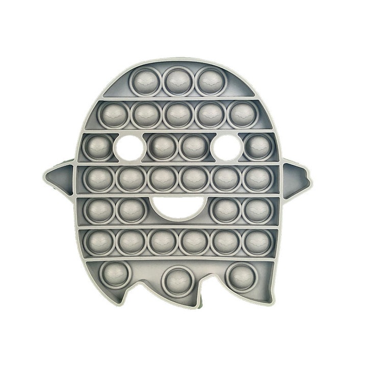 Pop It Toy, Fantoma, Push Bubble, RoveZone, Szilikon, Szürke