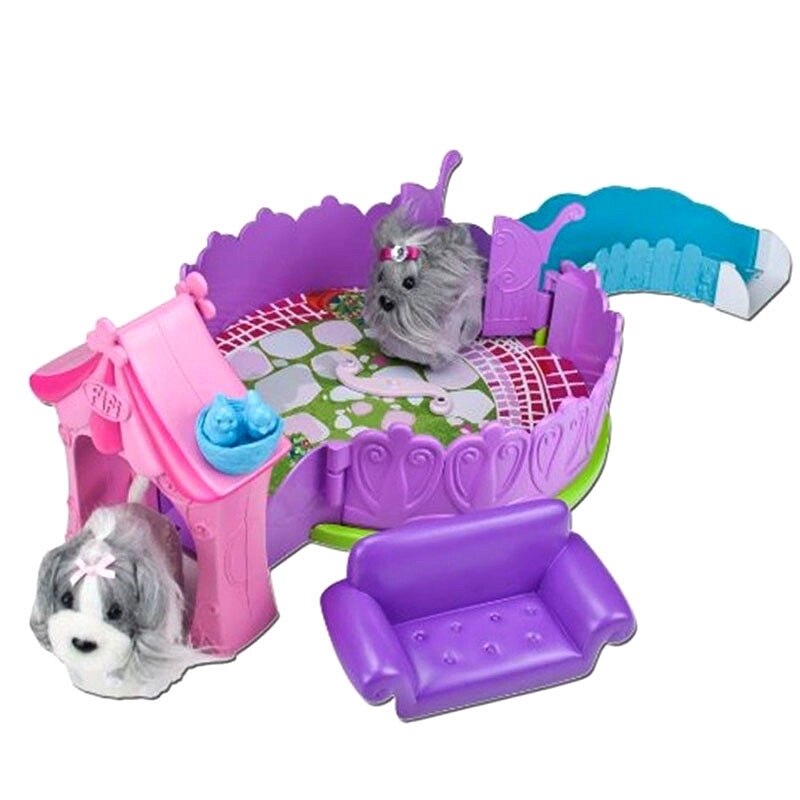 Set de joaca Zhu Zhu Pets, Puppies - Terrace House for pets Zhu Zhu 81154