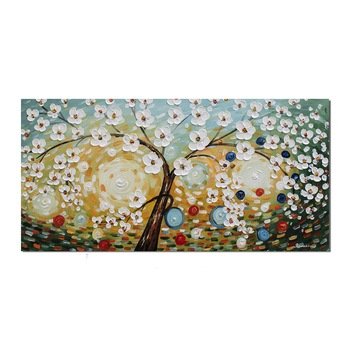 Tablou pictat manual, Artnova - Primavara in casa mea (1) - 120x60cm pictura ulei pe panza in cutit efect 3D Tablou pictat manual, Artnova - Primavara in casa mea (1) - 120x60cm pictura ulei pe panza in cutit efect 3D