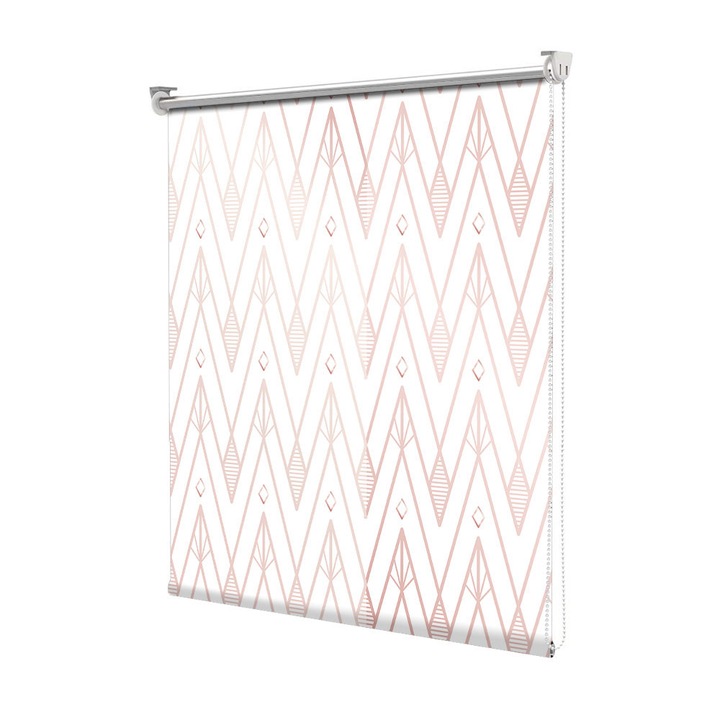 Roleta Art Shade tip Jaluzea cu Rulou si sistem inclus, Art Star, Model in gradient, Pattern, Decoratiuni, Latime 115 cm x Inaltime 190 cm