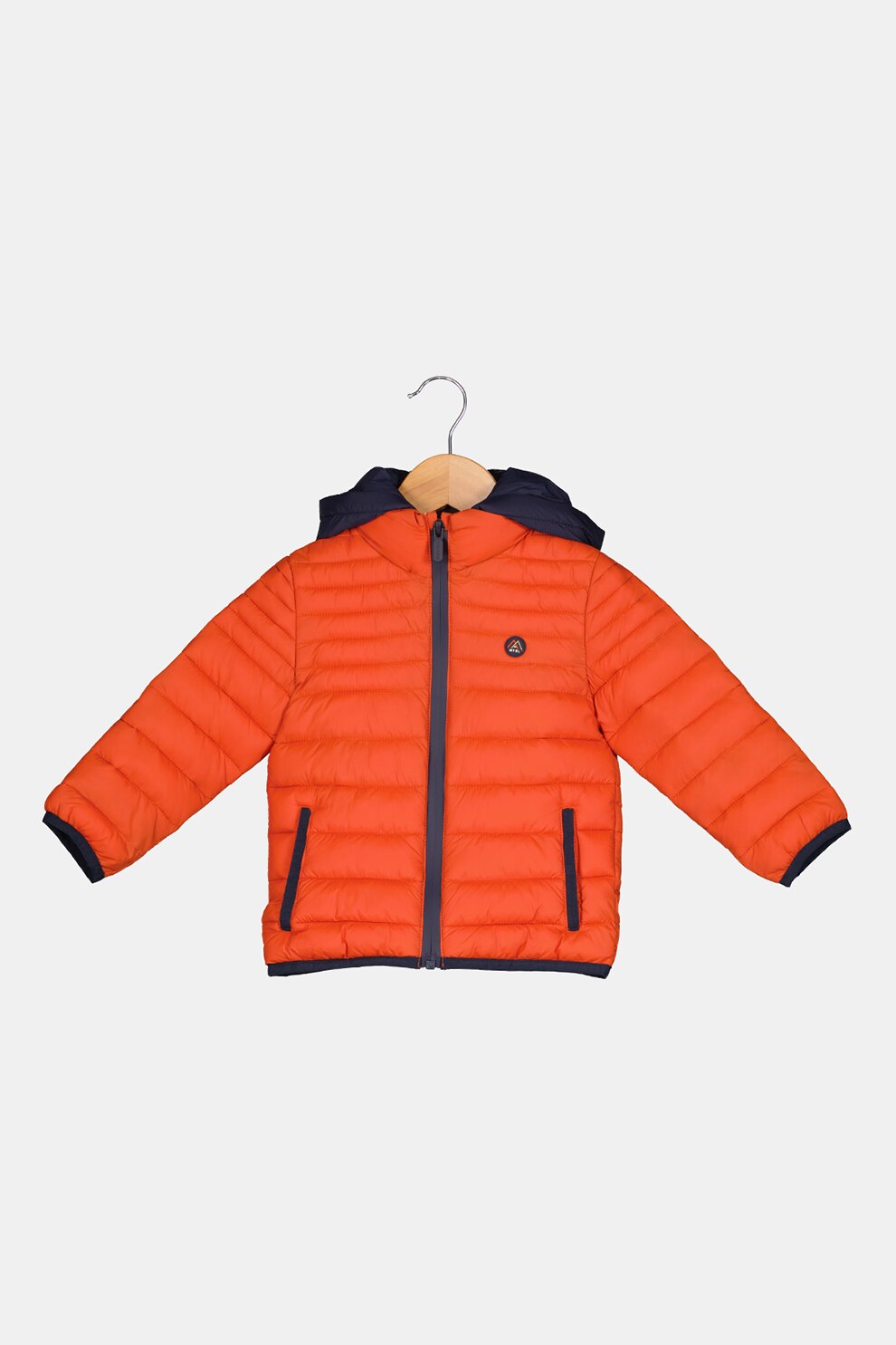 Mayoral, Geaca cu aspect matlasat, Oranj mandarina/Bleumarin