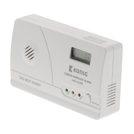 Detector Monoxid De Carbon En50291 Konig 85 Db Lcd Emag Ro