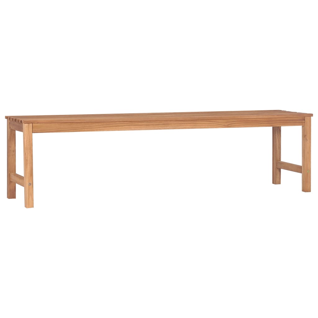 Banca de gradina din lemn masiv vidaXL, Lemn, 170 x 40 x 45 cm, Maro