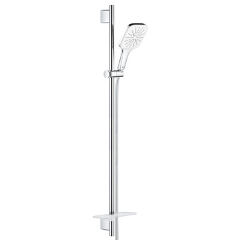Coloana de dus Grohe Rainshower SmartActive 130 Cube 26586LS0, aparenta, 1/2'', universala, 3 functii, crom Coloana de dus Grohe Rainshower SmartActive 130 Cube 26586LS0, aparenta, 1/2'', universala, 3 functii, crom