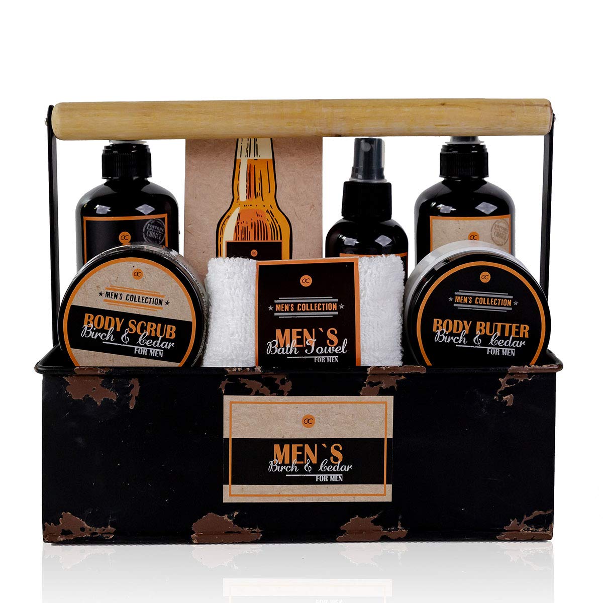 Set cadou, Accentra, MEN'S COLLECTION, in cos metalic cu maner de transport