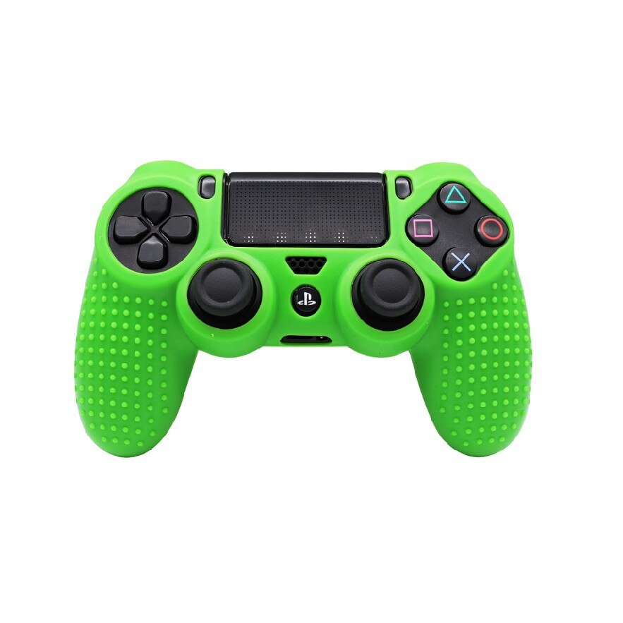 Husa silicon pentru controller PS4, Grass