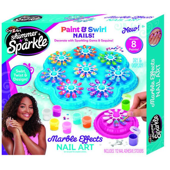Set creatie Cra-Z-Art manichiura, Unghii Marmorate