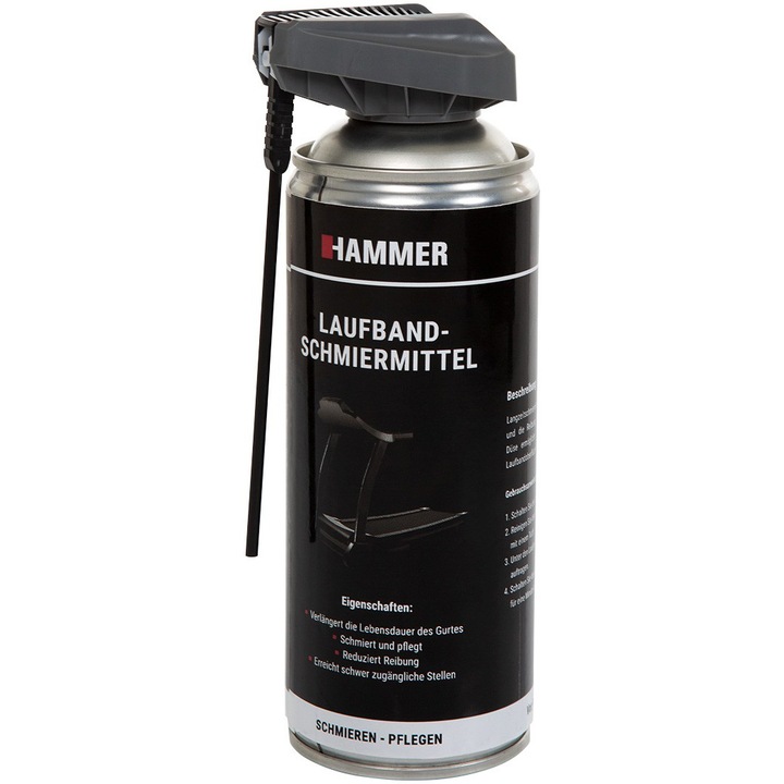 Spray siliconic HAMMER, pentru banda de alergare, 500 ml