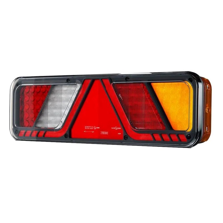 Стоп Fristom FT-700-066P, 450x138, 24V, LED, 6 функции, Мъгла, Заден ход