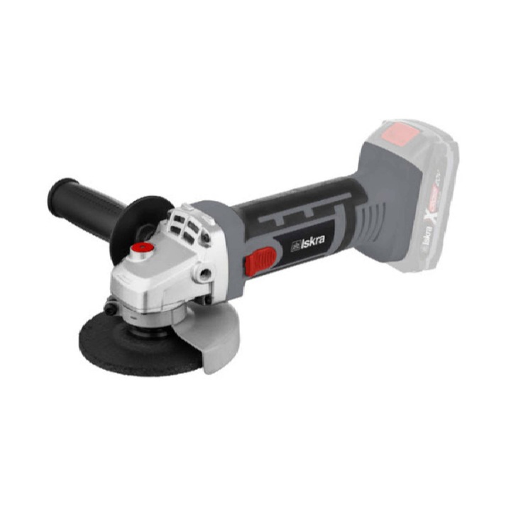 Polizor unghiular fara fir, Iskra, ix-ag07, Gri