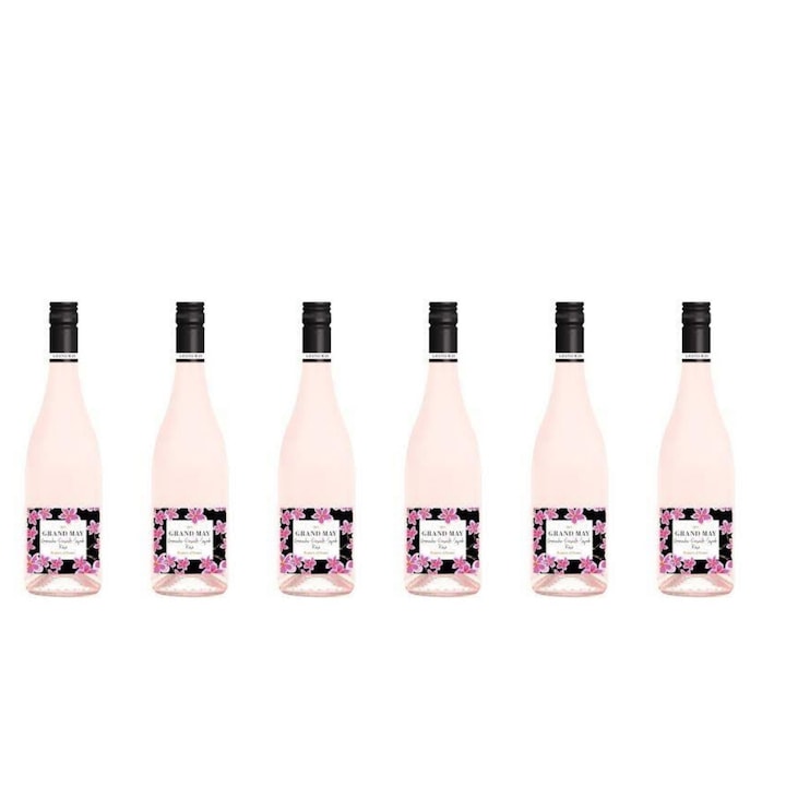 Комплект Вино Grand May Rose 2021 0.75, 6 бутилки