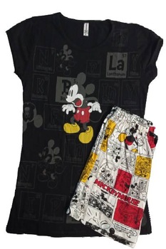 Pijama dama Mickey Chem, Negru Pijama dama Mickey Chem, Negru