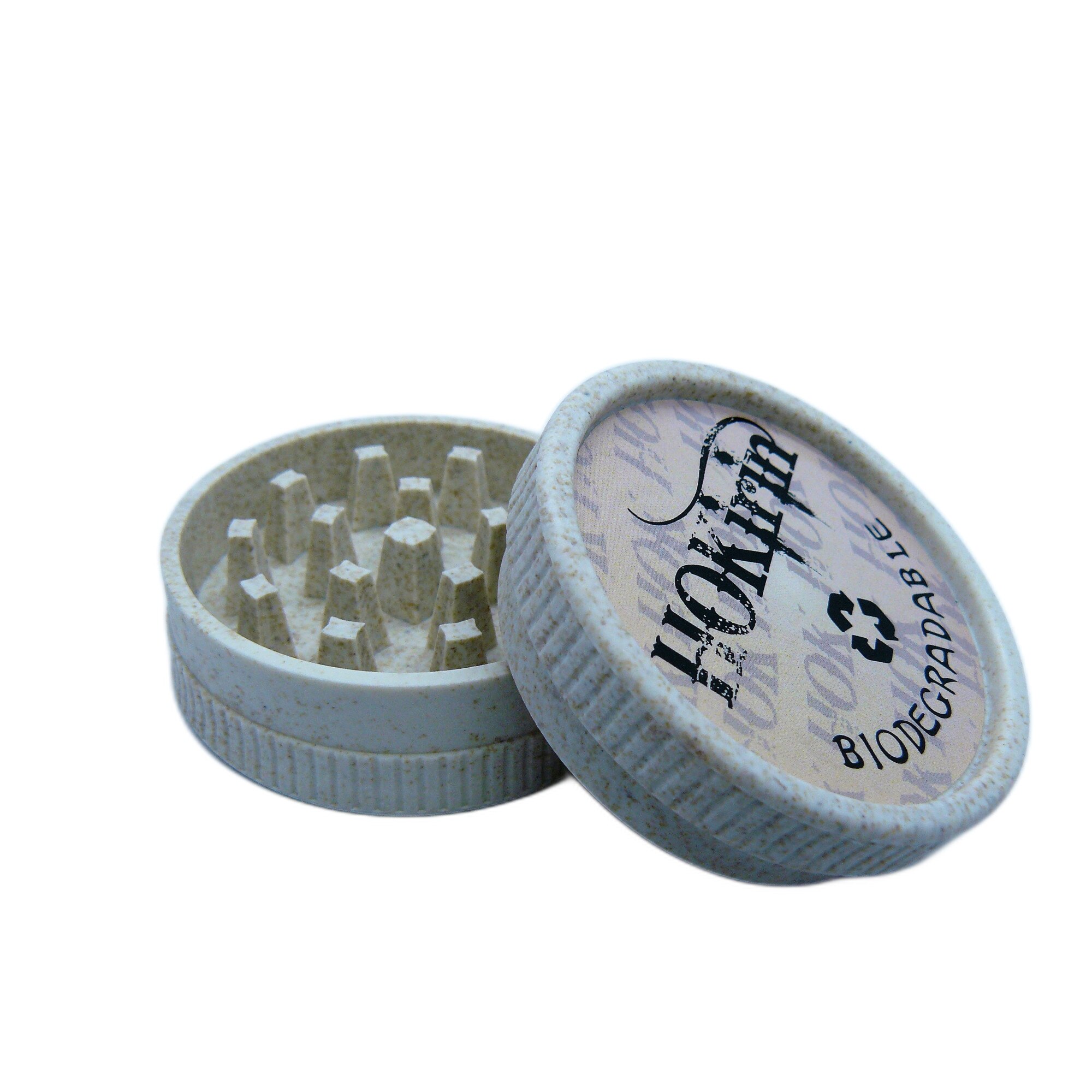 Grinder BGM Biodegradabil White 2p 53mm JL-800J