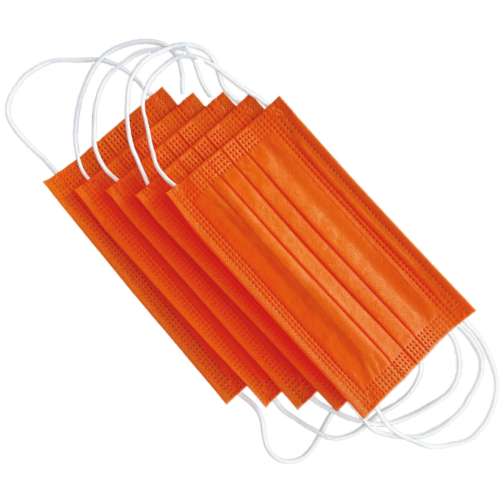 Set Masca Medicala TOVSAT, 4 straturi, BFE98%, TIp IIR - ORANGE (50BUC)