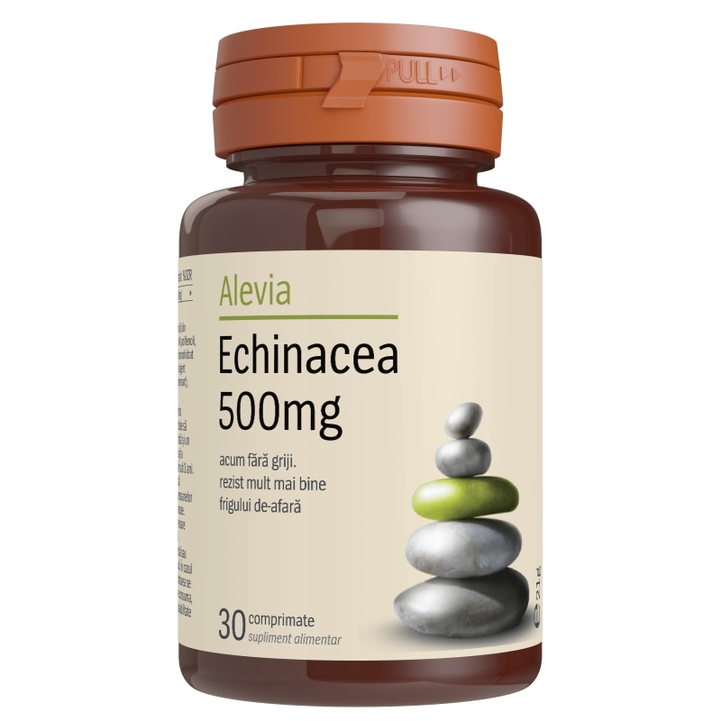 Supliment alimentar Echinacea 500 mg Alevia, 30 capsule