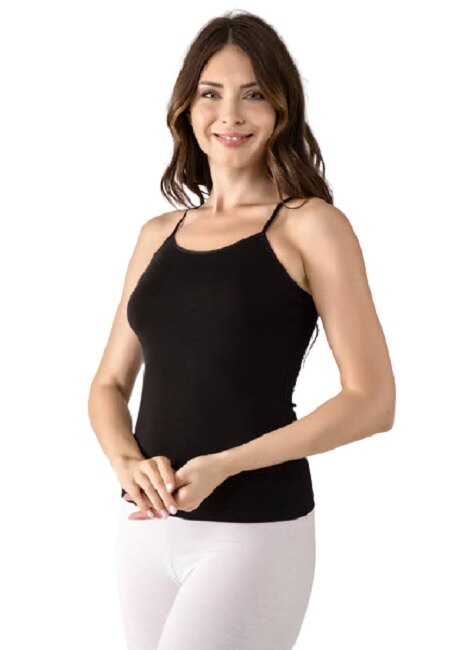 Set 5 maiouri dama cod 310, Vivaldi, bumbac elastan, negru