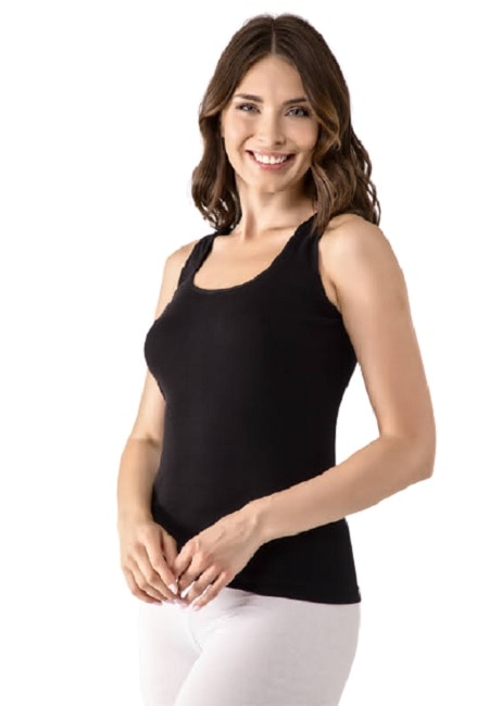 Set 5 maiouri dama cod 311, Vivaldi, bumbac elastan, negru