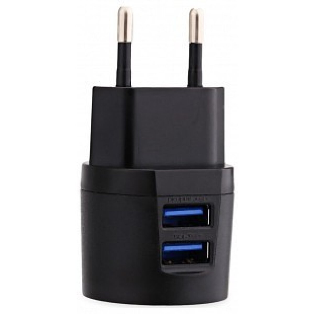 Incarcator Retea Awei 2xUsb cu Cablu Date Micro Usb 1m Negru