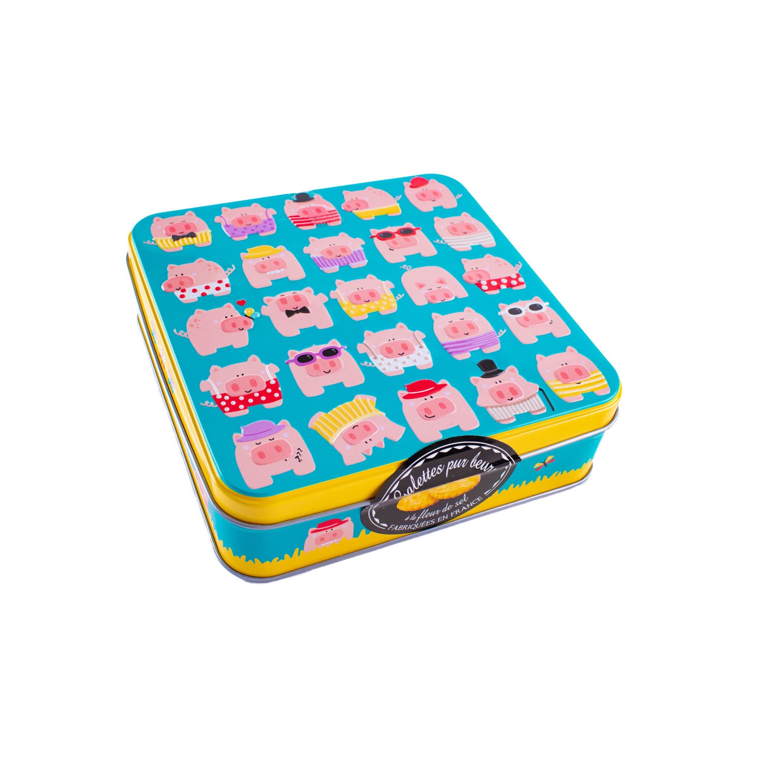 Cutie cu biscuiti Galette cu unt si sare de mare 