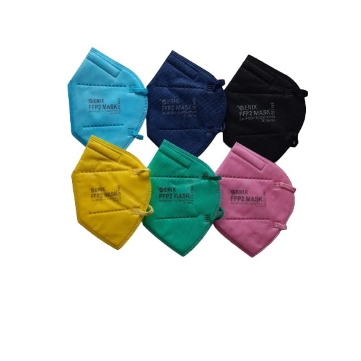 Комплект от 20 броя Защитна маска FFP2 SERIX пълноцветна