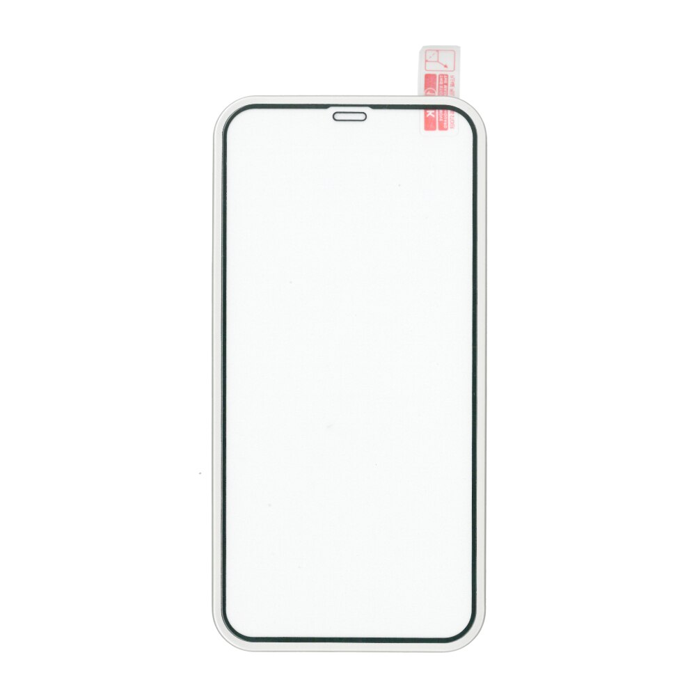 Capac spate si sticla protectie fata silver, pentru iPhone 12 Pro (6.1)