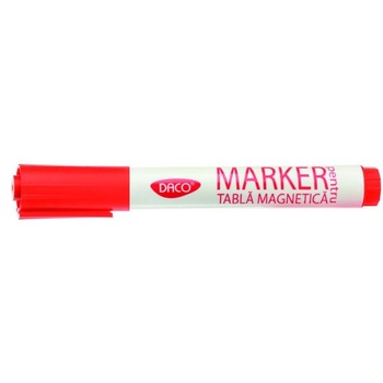 Marker Whiteboard Daco 3 Mm Varf Rotund - Rosu Marker Whiteboard Daco 3 Mm Varf Rotund - Rosu