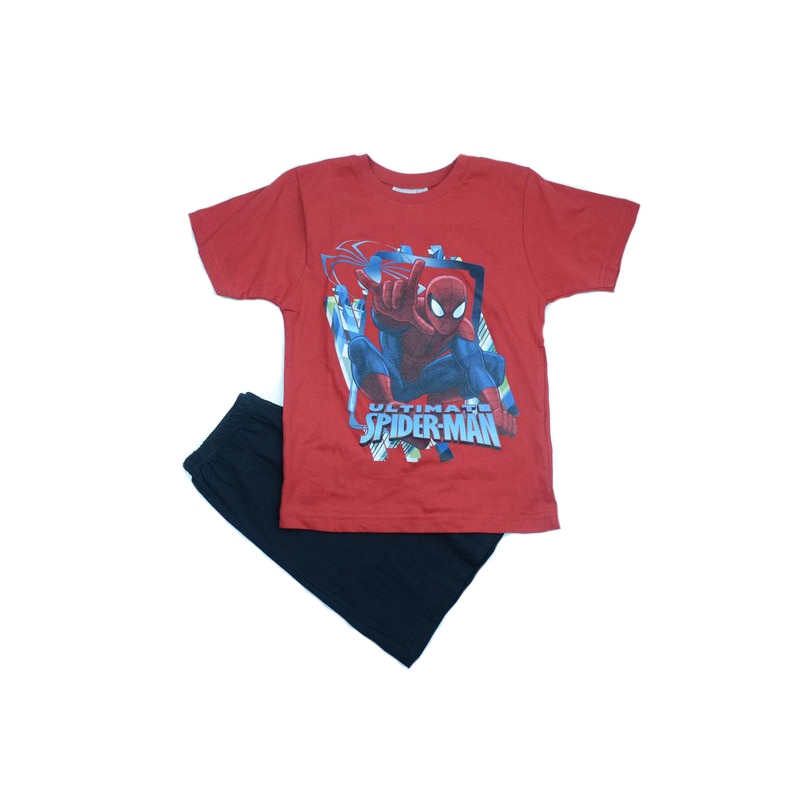 Pijama de vara pentru baieti Setino Spider Man 860-171, Multicolor 116 cm