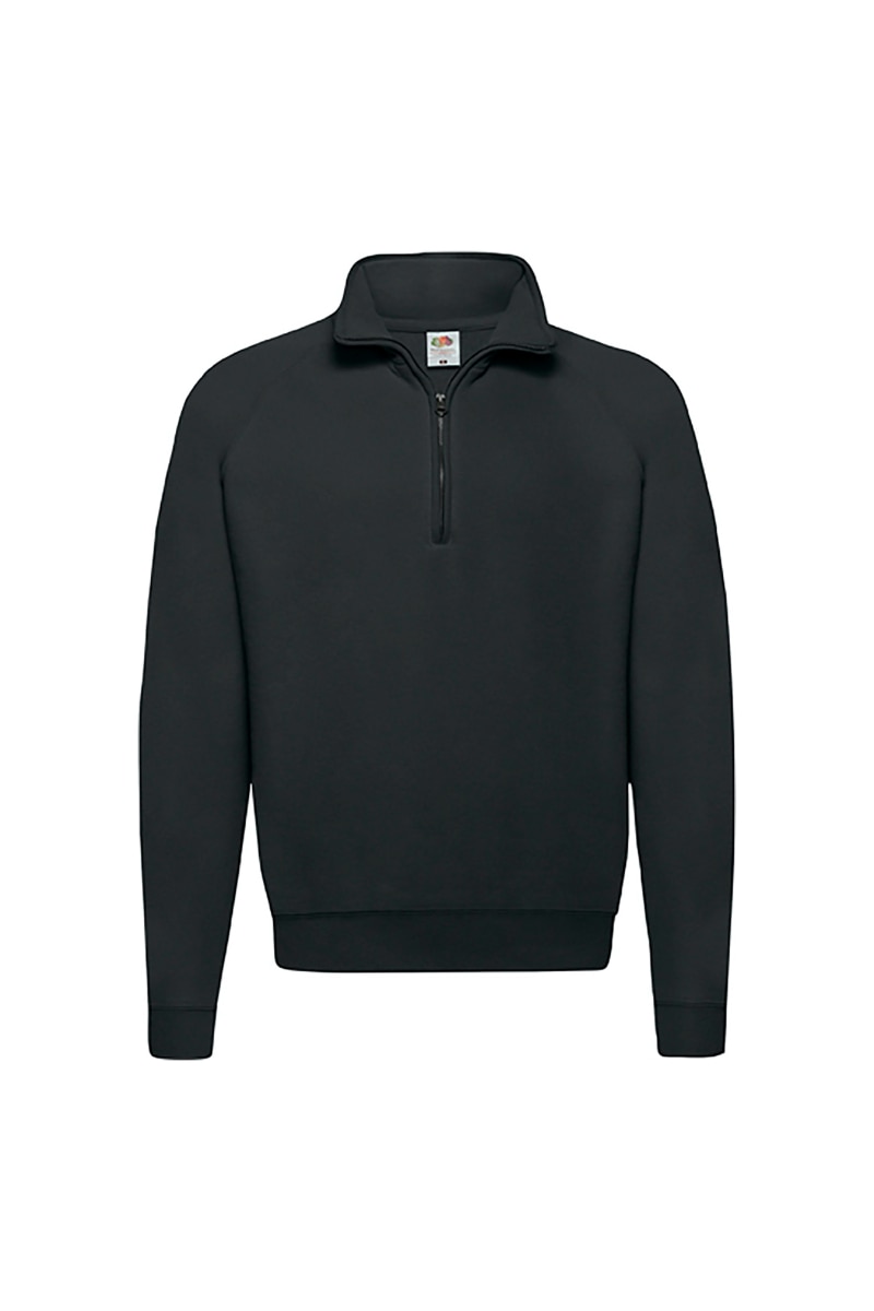 Bluza barbati Fruit of the Loom, Stil clasic, Bumbac/Poliester, Negru