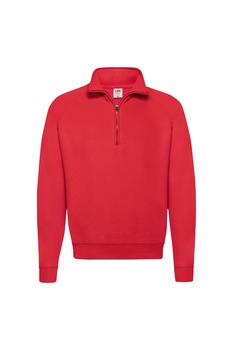 Bluza barbati Fruit of the Loom, Stil clasic, Bumbac/Poliester, Rosu Bluza barbati Fruit of the Loom, Stil clasic, Bumbac/Poliester, Rosu
