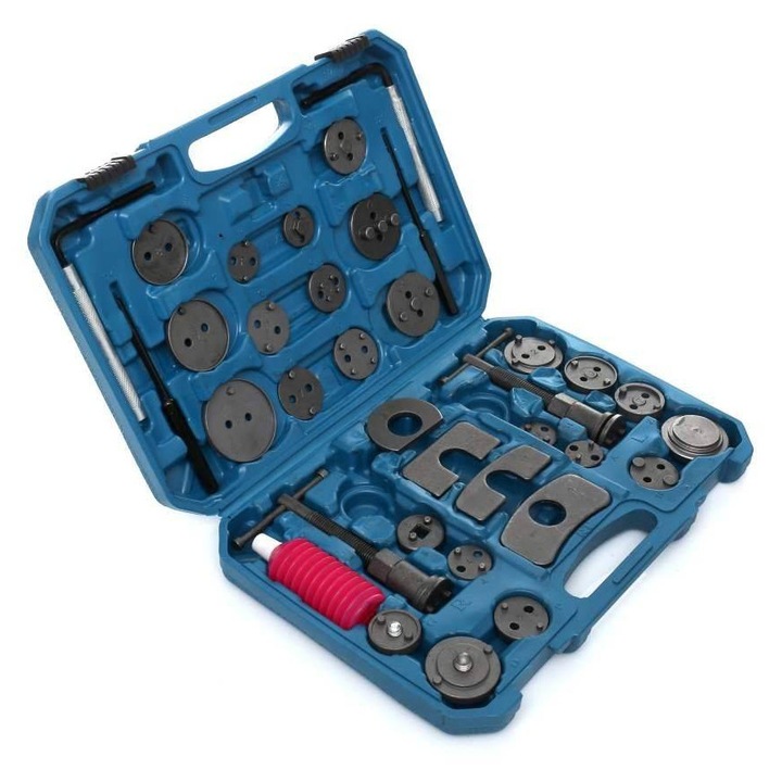 Set 35 buc Presa etrier universala pentru repararea pistoanelor de frana + valiza, TA1373