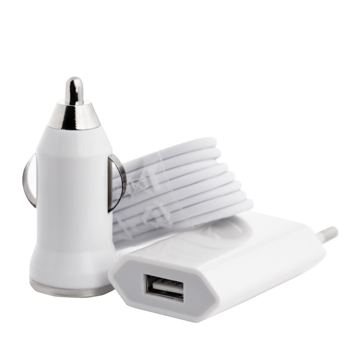 KIt incarcator auto/retea cu cablu Lightning Ldnio