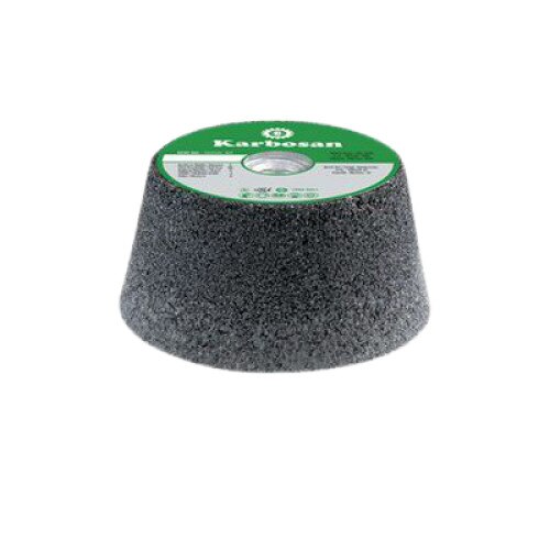 Corp abraziv din carbura de siliciu, Karbosan, forma oala, pentru slefuit, piatra si mozaic, 125/95x50xM14, granulatie C16