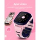 Ceas smartwatch GPS copii Techone™ KT20S 4G, 1.4 inch OGS, apel video, vibratii, camera ultrapixel, Wi-Fi, rezistent la apa IP67, telefon, fatete multiple, bluetooth, SOS, touchscreen, monitorizare spion, Roz