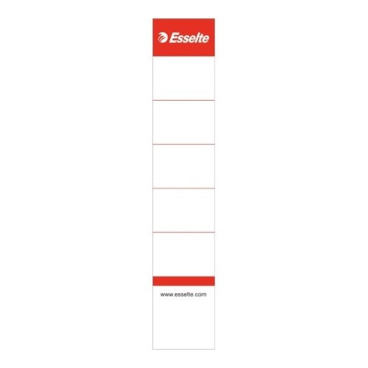 ESSELTE kétoldalas 30x158 mm fehér cserecímke iratrendezőhöz (10 db/csomag)
