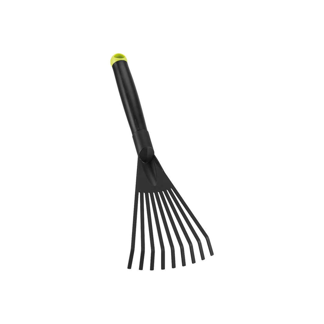 Mini Grebla GARDENBREAK Epoca, plastic rezistent, Negru/Lime
