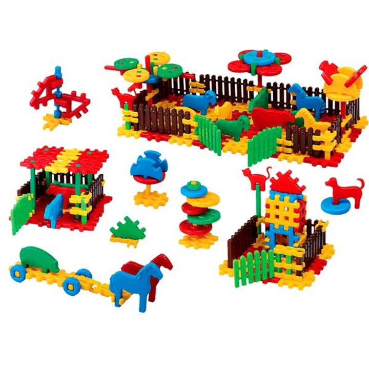 Óriás farm építőjáték szett, 240 db-os