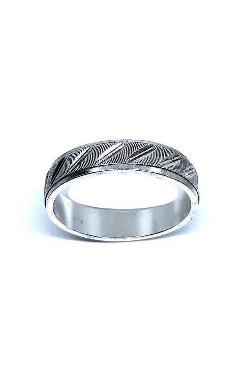 Inel din Argint 925, tip verigheta, simplu, size 7