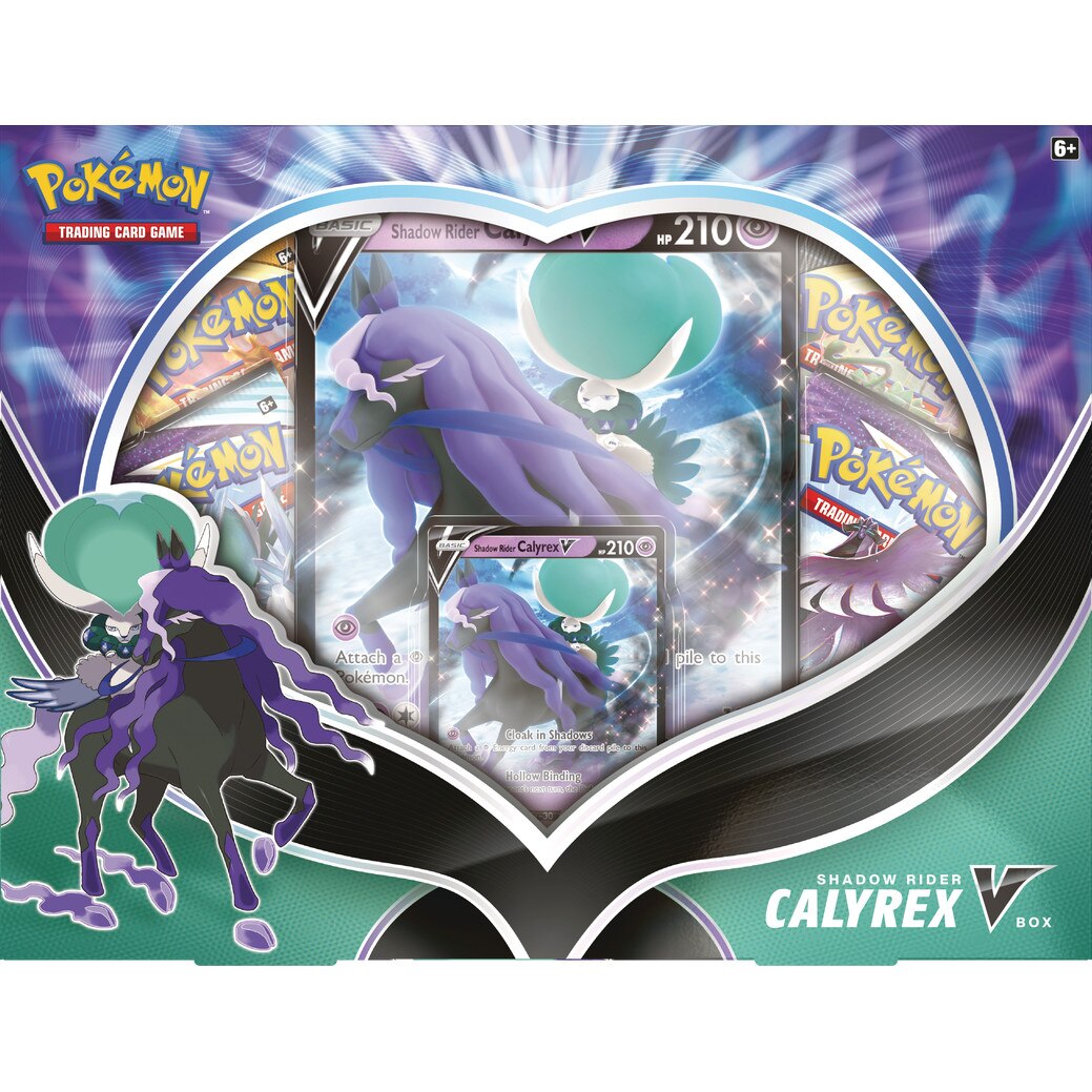 Joc de carti Pokemon Calyrex August V Box - Shadow Rider, limba engleza, extensie