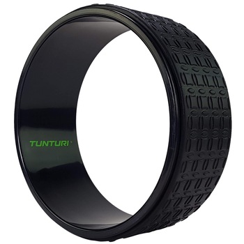 Roata yoga TUNTURI, 33 x 13 cm, negru Roata yoga TUNTURI, 33 x 13 cm, negru