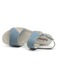 Sandale femei, Reflexan, piele, albastru, 39
